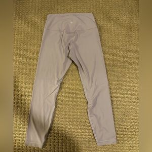 Lululemon leggings 25”, size 8, light purple